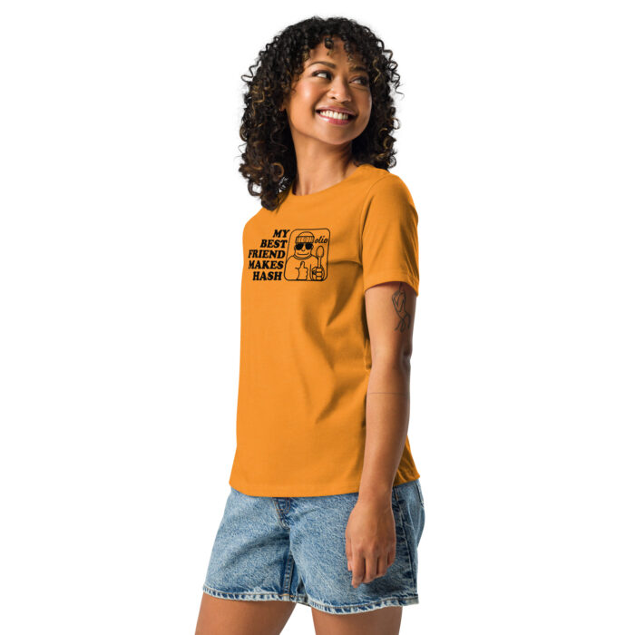 My Best Friend Makes Hash Women's Relaxed T-Shirt - Image 2