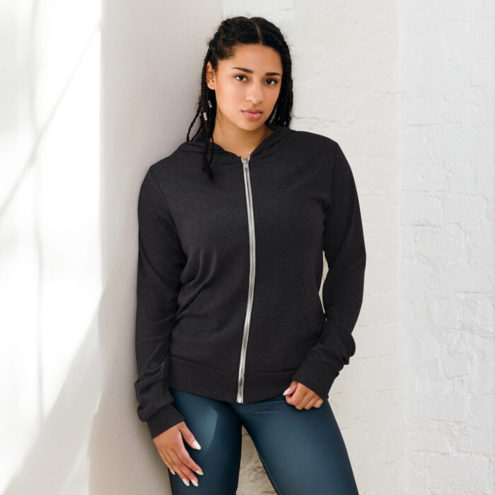 Unisex zip hoodie - Image 2
