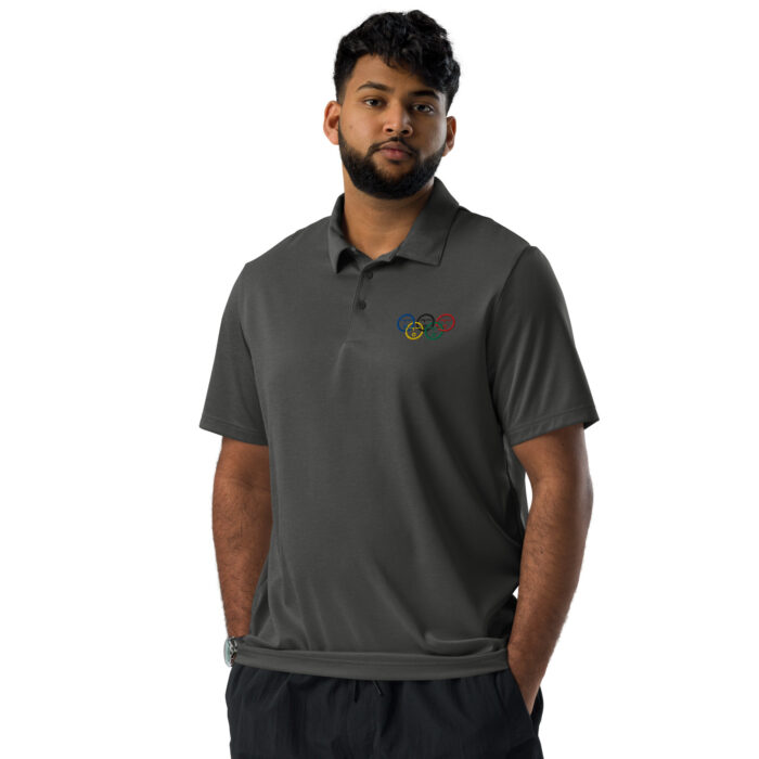 Oliolympics Adidas space-dyed polo