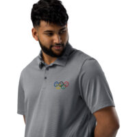 Oliolympics Adidas space-dyed polo - Image 4