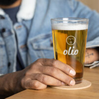 Simple Olio Shaker pint glass - Image 4
