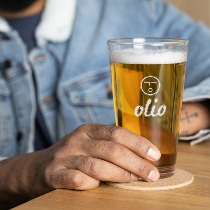 Simple Olio Shaker pint glass - Image 4