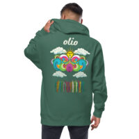 Olio Sun Smoke Fleece Zip Hoodie - Image 2