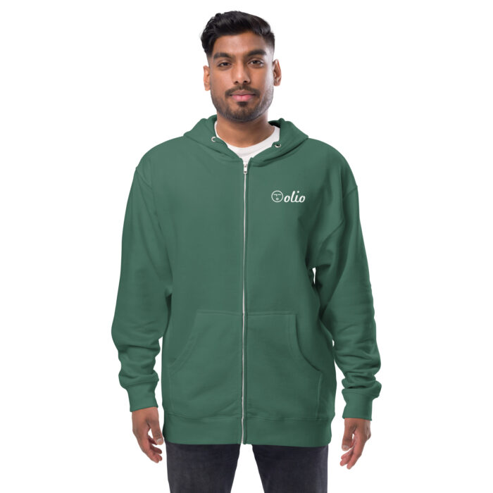 Olio Sun Smoke Fleece Zip Hoodie - Image 6
