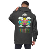 Olio Sun Smoke Fleece Zip Hoodie - Image 4