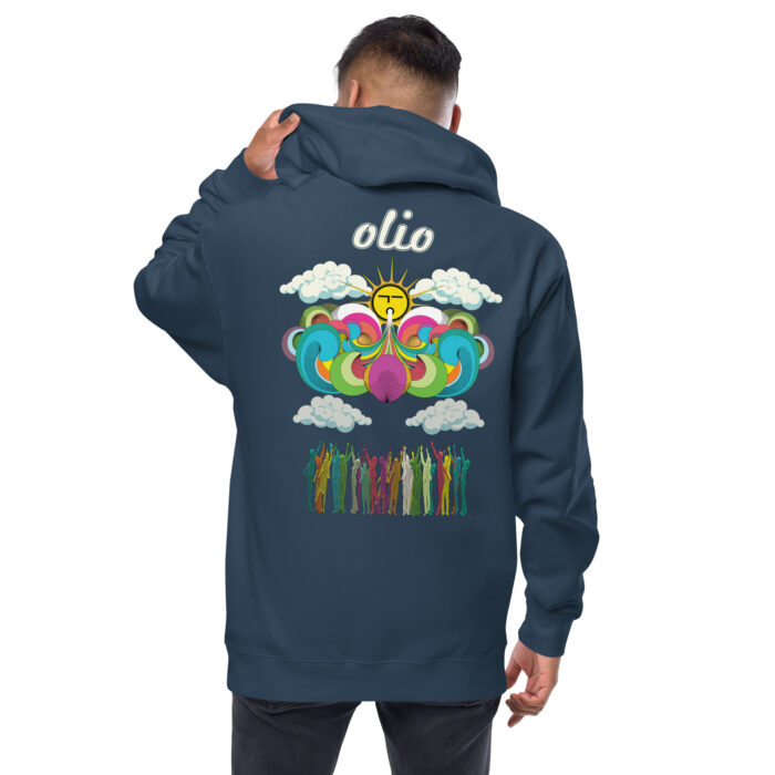 Olio Sun Smoke Fleece Zip Hoodie - Image 3