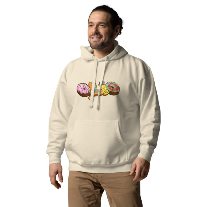 Donuts Olio Unisex Pullover Hoodie - Image 24