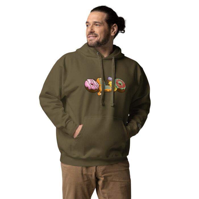 Donuts Olio Unisex Pullover Hoodie - Image 15