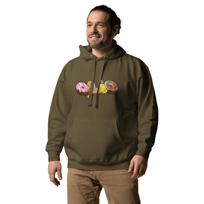Donuts Olio Unisex Pullover Hoodie - Image 16