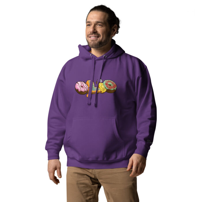 Donuts Olio Unisex Pullover Hoodie - Image 14
