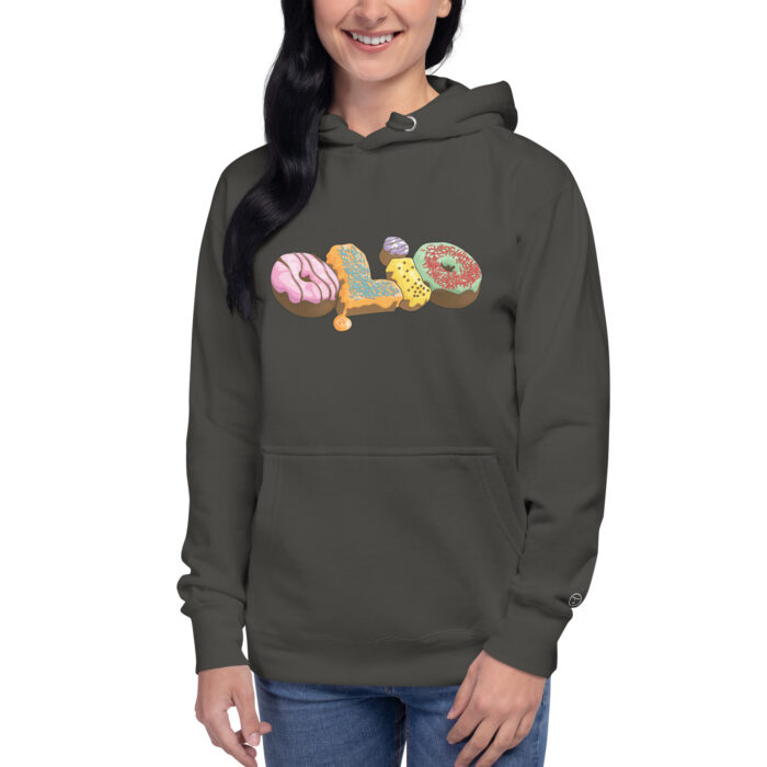 Donuts Olio Unisex Pullover Hoodie - Image 2