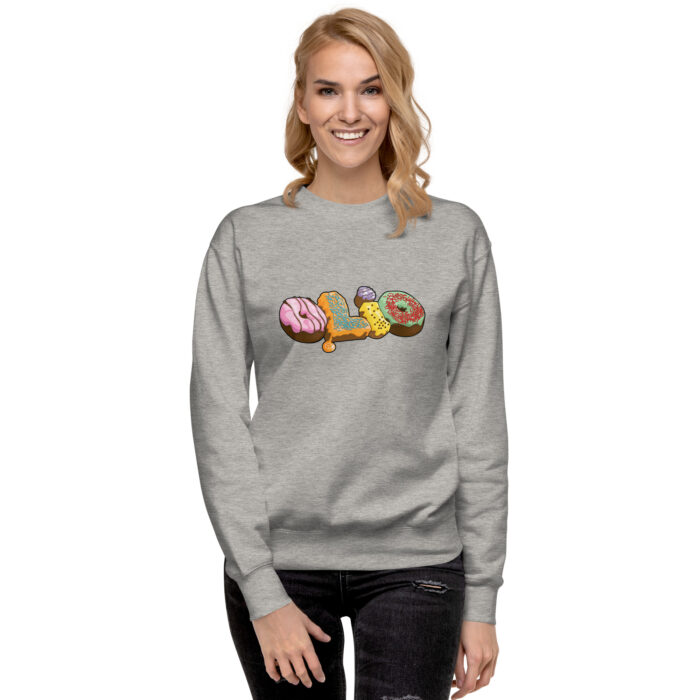 Donuts Unisex Premium Pullover Sweatshirt - Image 2
