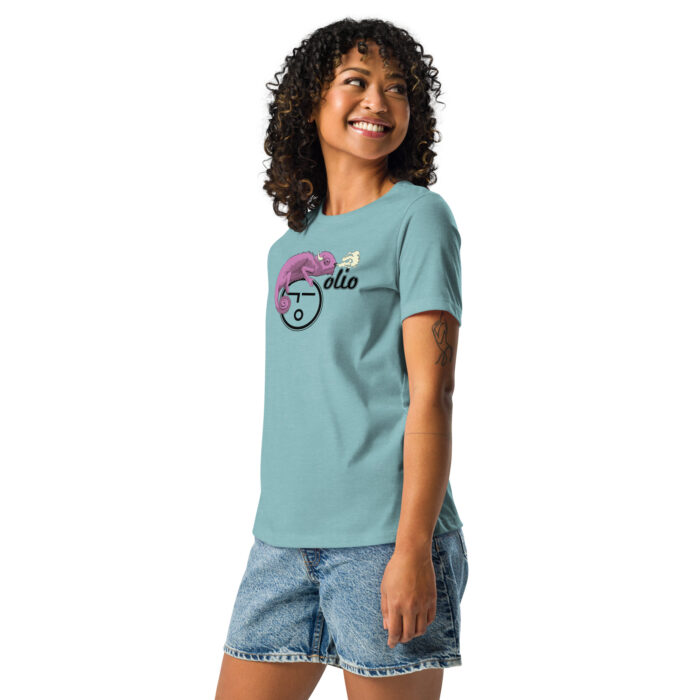 Bisomeleon in Pink Women's Relaxed T-Shirt - Image 2