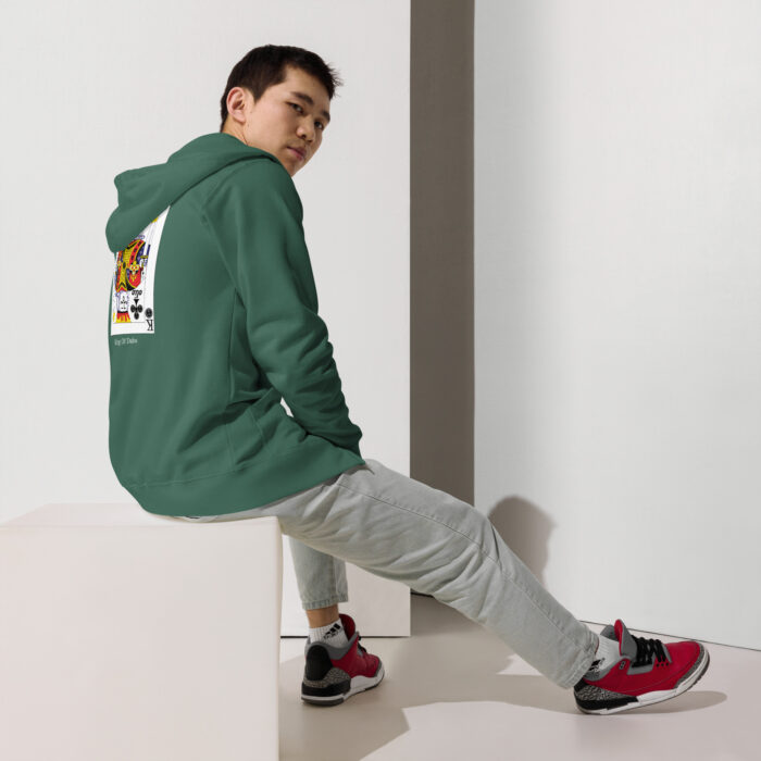 King Of Dabs Unisex fleece zip up hoodie (Independent trading co) - Image 17
