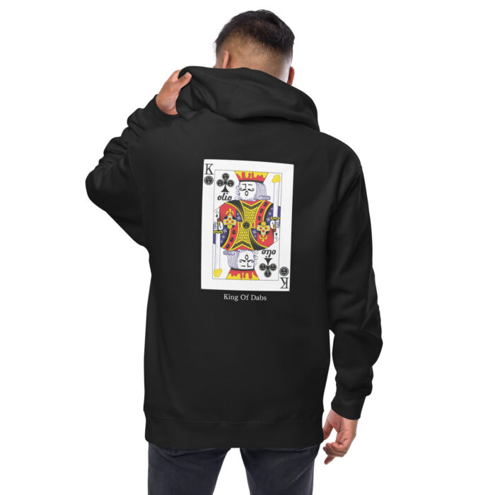 King Of Dabs Unisex fleece zip up hoodie (Independent trading co) - Image 2