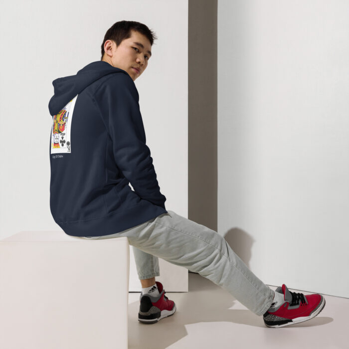 King Of Dabs Unisex fleece zip up hoodie (Independent trading co) - Image 9